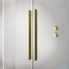 Radaway Furo Brushed Gold KDD kabina 80x120cm szczotkowane złoto 10105080-99-01L/10105120-99-01R